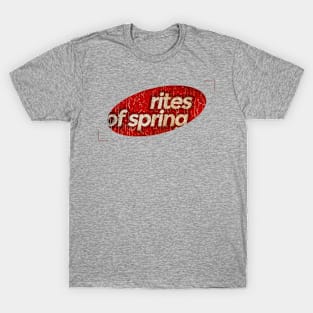 Rites of Spring - simple red elips vintage T-Shirt